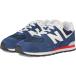 �˥塼�Х�� New Balance Kids 574v1 (Big Kid) ���å�������˥� ���ˡ����� Nb Navy/Blast Red