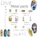  одиночный товар Nailparts metal детали Gold серебряный заклепки ногти сопутствующие товары собственный ногти гель ногти 