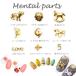 5 штук входит metal детали moon кошка лошадь лев Unicorn Gold серебряный Nailparts заклепки ногти сопутствующие товары GOLD искусство детали декоративный элемент материалы 