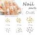 50 штук входит metal детали заклепки овальный Gold серебряный Nailparts заклепки собственный ногти гель ногти 