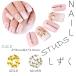 10 штук входит metal заклепки .... заклепки высшее маленький point отметка Nailparts Gold детали GOLD декоративный элемент материалы гель ногти 