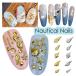  примерно 50 штук входит metal детали шт . Gold серебряный Nailparts заклепки лето море солнце 