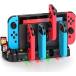 Switch & Switch ͭEL 祤 ť SwitchɥåȰη KDD Joy Con  ۥ 4Ʊ