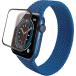 ELECOM Apple Watch 44mm�ѥե륫�С����饹 0.33mm �֥�å� ( AW-20MFLGGRBK )