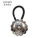 INDIAN JEWELRY Navajo группа штамп Work Conti .li way z резинка для волос Navajo Stampede Concho Hair Tie Unknown IJ-576