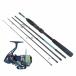  клетка рыболовная снасть Ocean value 5pc искусственная приманка на кальмара 8045M & sportsline 23RA V-MAX 3015 DX-PE(1.5 номер -200m) комплект (egingset-110)