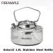 [ Japan regular goods ]FIREMAPLE Antarcti Stainless Kettle (1.0L) 3 year long-term guarantee direct fire possible . fire .. fire correspondence outdoor stainless steel kettle 