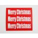 me Lee Рождество Merry Christmas наклейка * стикер . белый маленький размер 3 шт. комплект подарок Рождество Santa Claus сувенир 30