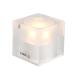  Mini Cube солнечный свеча свеча свет заряжающийся ...LED свеча модный гореть нет безопасность настольный свеча подножное освещение вечер лампа предотвращение бедствий товары 