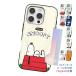 �y���s�A���i�z Snoopy Life Two Card Magnetic Bumper �P�[�X MagSafe�݊� iPhone Air 17 Pro Max 16 Plus 15