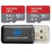 Sandisk Ultra micro SDXC Micro SD UHS-1 TF Memory Card 64GB 64G (Two Pack 64GB x2 =128GB) Class 10 w/ (1) Micro SD to Sd Adapter  Ever¹͢ʡ