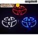�g���^ TOYOTA 5D LED�G���u���� ������ 11cm�~7.5cm 12cm�~8cm �t�����g�p ���A�p ���C�g �J���[�I�� ������ �O���p�i ������� �G���u����
