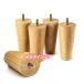 4 pcs set sofa legs 6cm furniture legs wooden, table legs tree 6 from 70 Cm height natural wood M6 M8 M10 standard bolt attaching, sofa bed cabinet pair. for exchange 