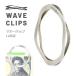 Waveclips �}�l�[�N���b�v LARGE �V���o�[ ���{�� MONEY CLIP ���[�W �� ���z �L�[�����O �����x�΂˗p�X�e�����X�| �΂� �E�F�[�u�N���b�v�X ���^ �R���p�N�g