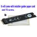 Sintech ST-NGFF2013-C NGFF M�B2 PCIe SSD�A�_�v�^�J�[�hfor�A�b�v�O���[�hSSD mz-jpu128t sd6pq4 m-128g��2013 2014 2015 Macbook �֘A�摜3