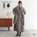 2 пункт ko-te комплект 2026 женский рубашка One-piece длинный рукав One-piece в клетку Mod's Coat обратная сторона боа теплый внешний [ бесплатная доставка ][ почтовая доставка не возможно ][999]