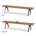  bench наружный закрытый антибактериальный YB-141L-WN1800(. нет ) для бизнеса Yamazaki промышленность производство на заказ товар воспроизведение дерево оплата при получении расчет не возможно 
