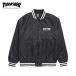 THRASHER Thrasher Mag Logo Dugout Jacket usa план нейлон жакет Street бренд скейтборд внешний Baseball мужской с хлопком 