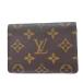 *SALE [4hd5384] Louis Vuitton футляр для карточек / монограмма /poruto2karutoveru TIKKA ru/M60533/ Brown 