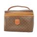 [5id5382-h] Celine косметичка Macadam PVC Brown Gold металлические принадлежности [ б/у ] женский 