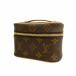 [6kc2129] Louis Vuitton косметичка монограмма колено s nano M44936 Brown [ б/у ] женский 