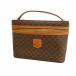 [6ie7235] Celine косметичка Macadam PVC Brown Gold металлические принадлежности [ б/у ] женский 