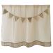 Sunnyday Fabric короткие занавески Galland бежевый примерно ширина 100cm x длина 70cm 1 листов входит Galland флаг есть 