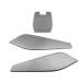 BRIGHTZ Porsche 911 991 нержавеющая сталь дверь динамик panel 3PC satin silver [ SPEAKER-120 ] 50904