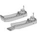 motelium1/700 море сверху собственный ..YF2121 номер 25t type транспорт судно resin комплект 4. ввод T23V700-014M