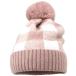 [ белый вентилятор g] шляпа проверка кемпинг вязаный лыжи модный уличный осень-зима бонбон женский CZ299( розовый )