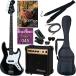  electric bass beginner 10 point set Photogenic Photogenic JB240 HBK W3P..DVD attaching entry set JB-240