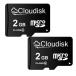 Cloudisk 2 упаковка микро SD карта MicroSD карта карта памяти (2GB)