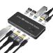 FDBRO 2 порт 8K HDMI 2.1 KVM переключатель 2 ввод 1 мощность 8K@60Hz 4K@120Hz 2PC из 1 монитор, ключ bo