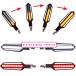 �o�C�N�p LED �V�[�P���V�����E�B���J�[ �����E�B���J�[ �ėp 12V 4�Z�b�g led�E�B���J�[ �o�C�N�p�[�c �t�����g �f�C���C�g ���A �� �u���[�L �֘A�摜2