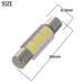 LED �o�j�e�B�����v T6.3�~30mm 3chip SMD 3�A ���[���� ���Q�b�W�����v ���[�������v �z���C�g 2�Z�b�g �֘A�摜1