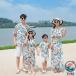 родители . пара look пара родители .ko-te родители . комплект ссылка ko-te2025 новый продукт One-piece aro - One-piece resort One-piece гавайская рубашка лето женский мужской 