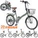  foldable bicycle 20 -inch bicycle Shimano 6 step shifting gears led light key basket attaching MF209 BRANCHE