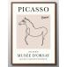  постер pabro* Picasso шланг лошадь современный картина интерьер A3 размер искусство новое здание праздник . подарок узор изменение Северная Европа управление ID:13954