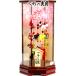  doll hinaningyo . month hanging weight .. decoration .... branch Sakura acrylic fiber case decoration TKH-1 compact stylish 