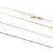 1.0mm ширина * маленький штамп ( фасоль адзуки ) цепь колье (38-40cm)* 1 шт. 