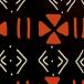  Africa n принт ткань ткань 50cm единица измерения AP-13318 грязь . узор orange бежевый чёрный земля Africa ткань Broad cut Cross ручная работа 