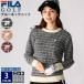 FILA GOLF filler Golf Golf одежда свитер женский вырез лодочкой вязаный твид Logo осень-зима теплый спорт 