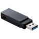[ новый товар / посылать за товар ]USB память /USB3.2(Gen1)/USB3.0 соответствует / поворотный /32GB/ черный MF-RMU3B032GBK