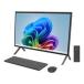 �x�m�� FMV Desktop F F77-L1 FMVF77L1BA �u���b�N 27�C���` Ryzen AI 7 32GB ������ 1TB SSD