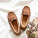  moccasin lady's moccasin shoes casual inside boa fur ribbon .. autumn winter free shipping 5/31 9:59 till 1,299 jpy pre