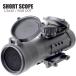 ANS Optical 1.5 раз фиксация Short scope 1.5x42 Lurk55 cut flash есть синий красный зеленый illumination 20mm направляющие 