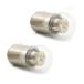 LED �E�C���J�[�p �d�� 12V G18 BA15S �V���O���� ������ �S��SET 6000K �֘A�摜1