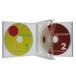  сделано в Японии CD кейс 24mm толщина 2 шт. входит мульти- CD кейс прозрачный 2 шт почтовая доставка рассылка Blue-ray кейс как . оптимальный 