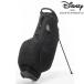 �ǥ����ˡ� Disney XYMG4FC2 BLACK MICKY GOLF STAND BAG �֥�å��ߥå�������� ������ɥ���ǥ��Хå� 9�� 4ʬ��