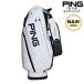 [ caddy bag. trade in * repair receive ][ inspection goods settled ][ nameplate less ] pin PING P-CB-P191 caddy bag white men's lady's 